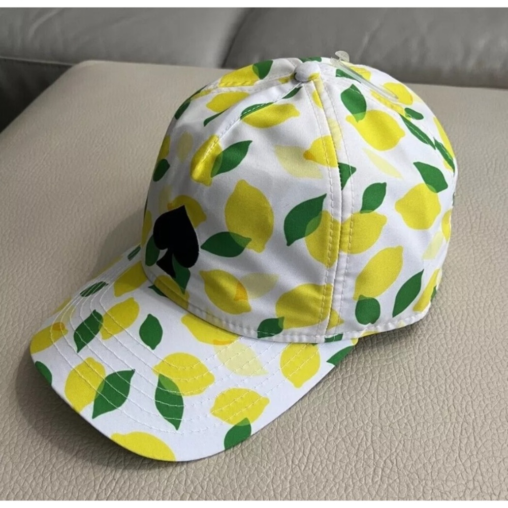 ♠️♠️♠️ Kate Spade Lemon Toss Baseball Cap♠️♠️♠️ - Picture 2 of 6